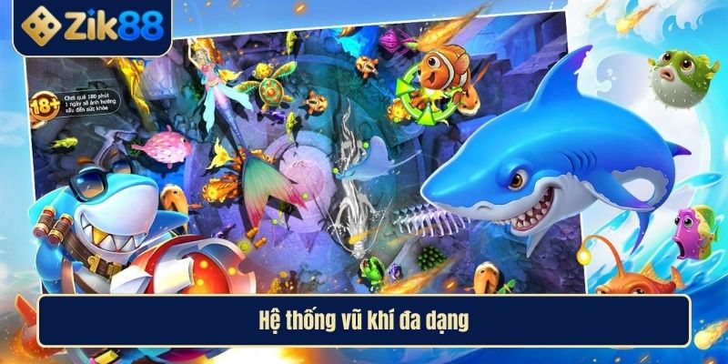 Hệ thống vũ khí đa dạng
