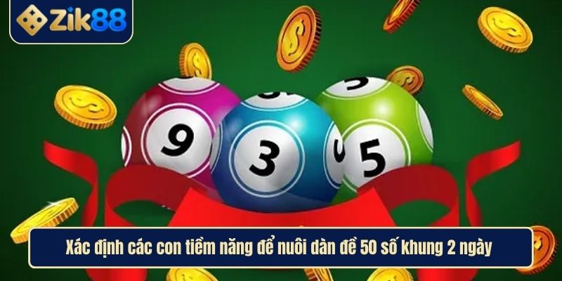 Nuôi Dàn Đề 50 Số Khung 2 Ngày Bí Quyết Chinh Phục Thử Thách 3 Xác định các con tiềm năng để nuôi dàn đề 50 số khung 2 ngày