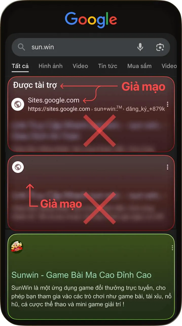 Sun.win là website chính thức duy nhất